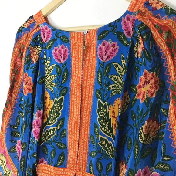 Farm Rio Pineapple Garden Caftan Maxi Dress - Picture 10 of 14